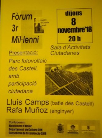 cartell fotovoltiaca