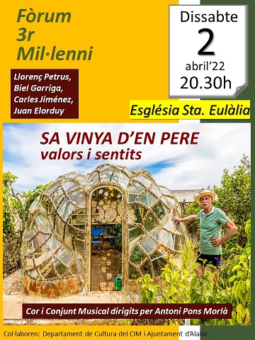 SA VINYA D’EN PERE, VALORS I SENTITS
