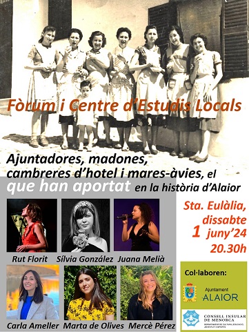 TEXTOS I IMATGES DE L’ACTE: AJUNTADORES, MADONES, CAMBRERES I MARES-ÀVIES.